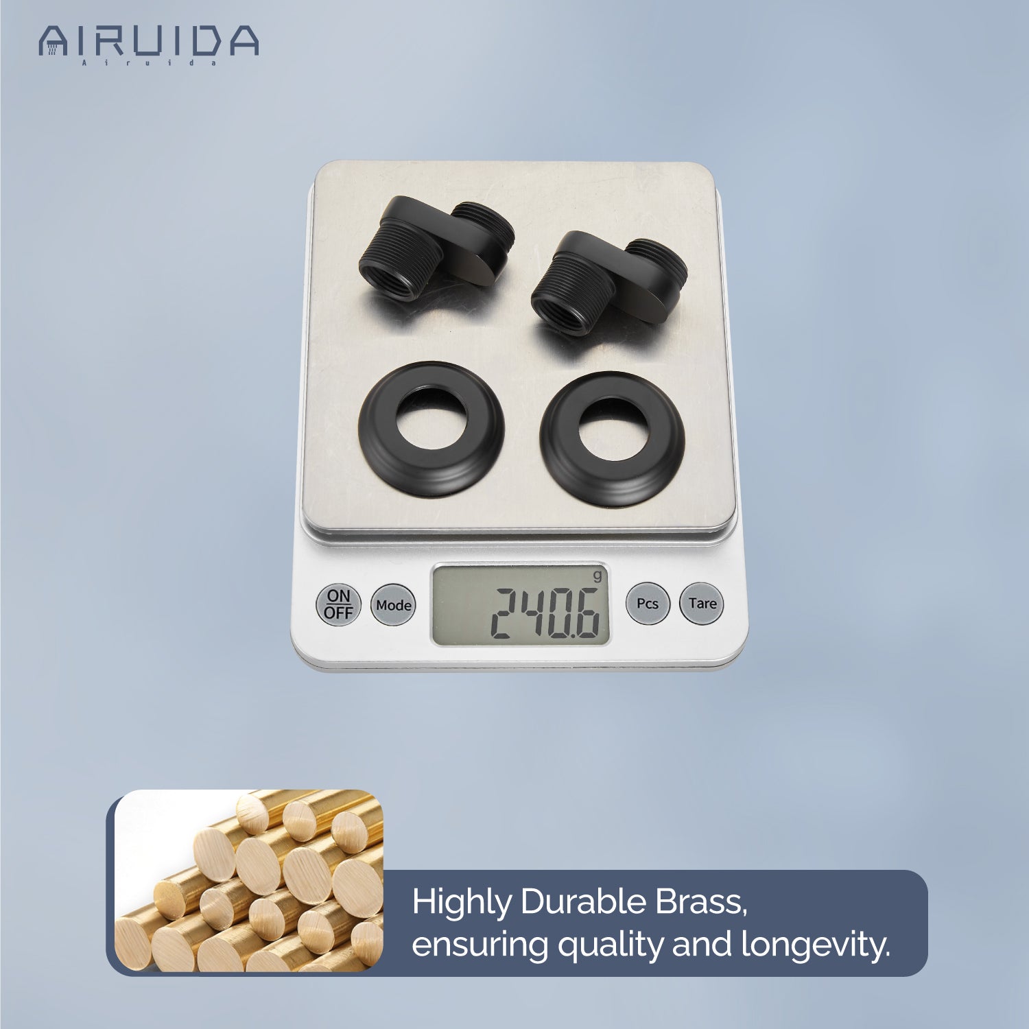 Matte Black Mounted Installation Brass Kit for Wall Mount Faucets Connector Set Kitchen Sink 1/2" NPT Female to G 3/4 Male